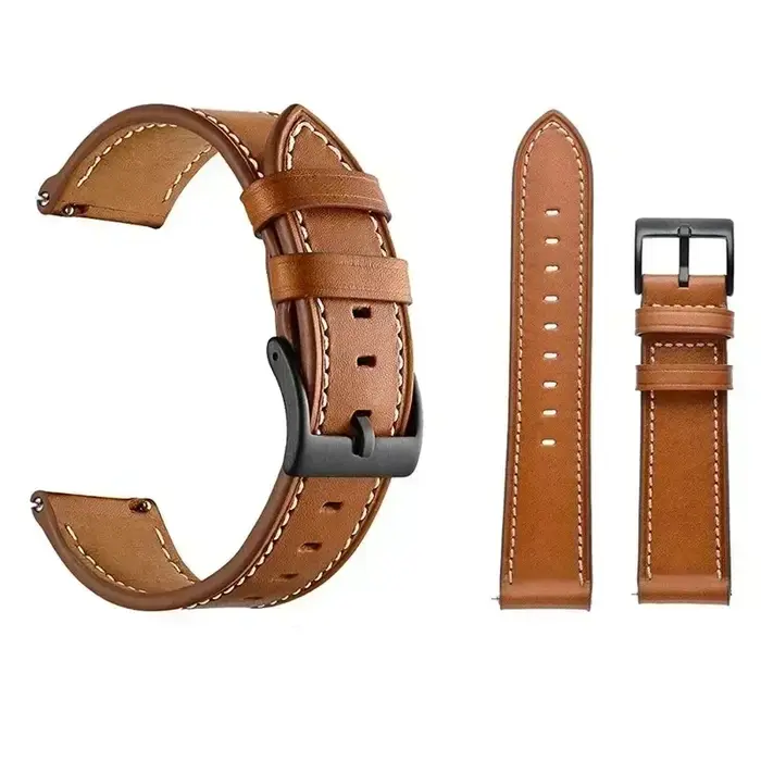 Bracelet de montre en cuir pour Amazfit Active 2