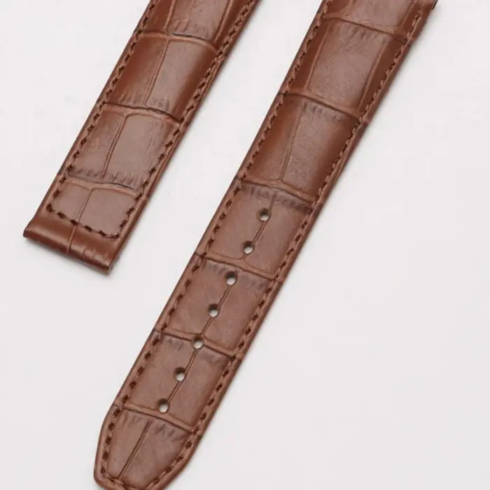 Bracelet de montre en cuir véritable pour Lung Lacroix