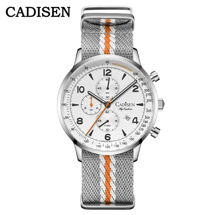 CADISEN montres pour hommes montre à Quartz de luxe