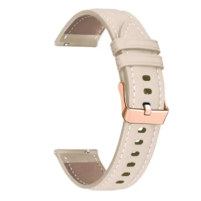 Bracelet en cuir de 20mm pour Garmin Vivomove Style HR Sport tendance