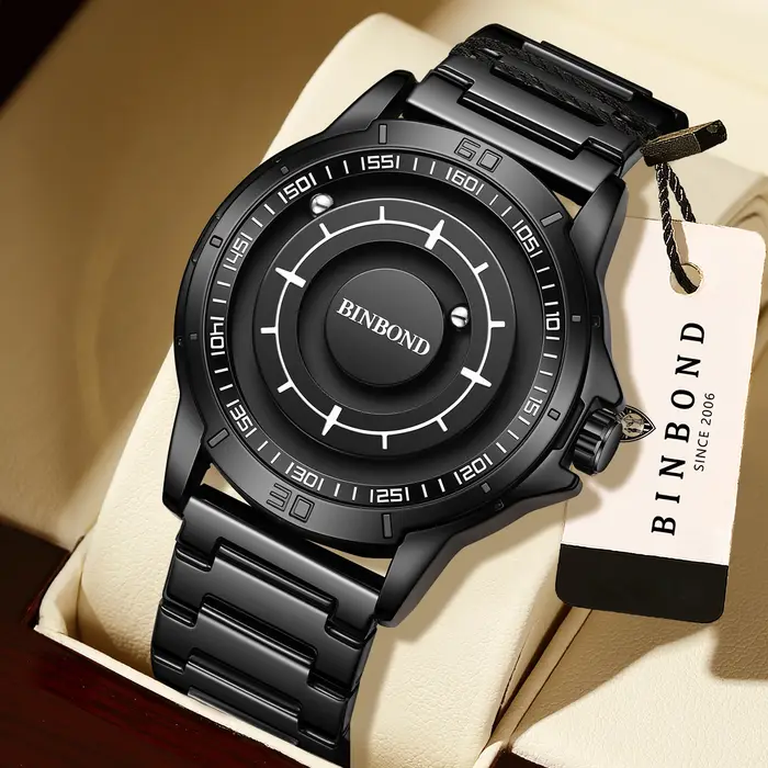 Montres-bracelets en quartz BINBOND pour hommes, montre de luxe étanche pour hommes, Reloj Hombre Para Montres Hommes Original Luxe Festina