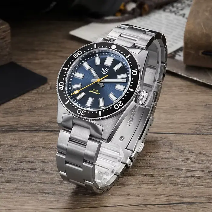 Watchdives WD1965 V2 montre à Quartz VH31 balayage deuxième mouvement lumineux bombé saphir 20Bar étanche 38mm Vintage 62mas montres