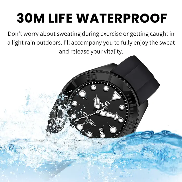 CHAXIGO montre de sport de mode unisexe avec bracelet en silicone