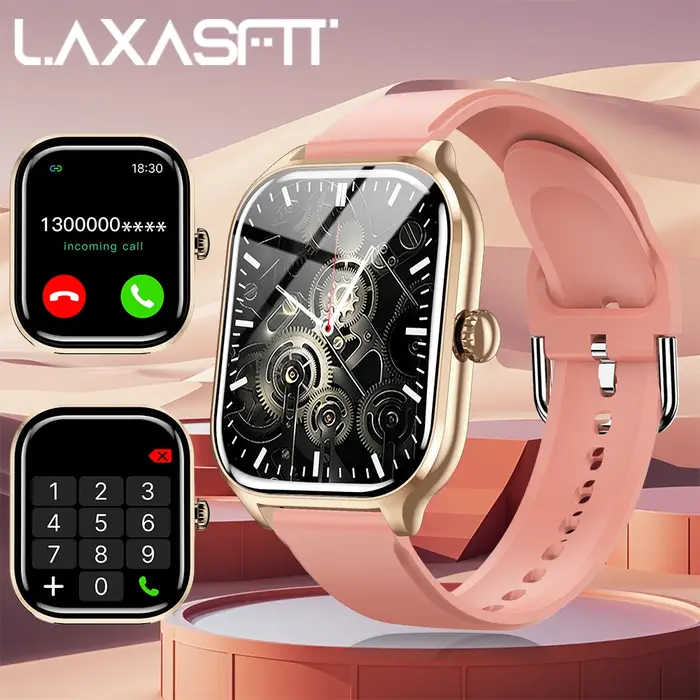 LAXASFIT 2025 nouvelle montre intelligente Bluetooth appel Message rappel 24 heures surveillance de la santé