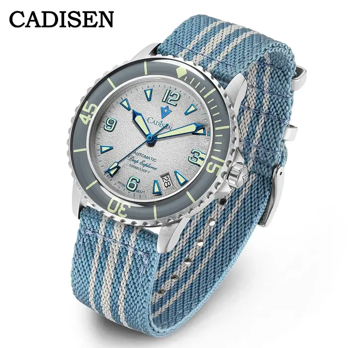 Montre mécanique automatique CADISEN Deep Explorer 2026 verte