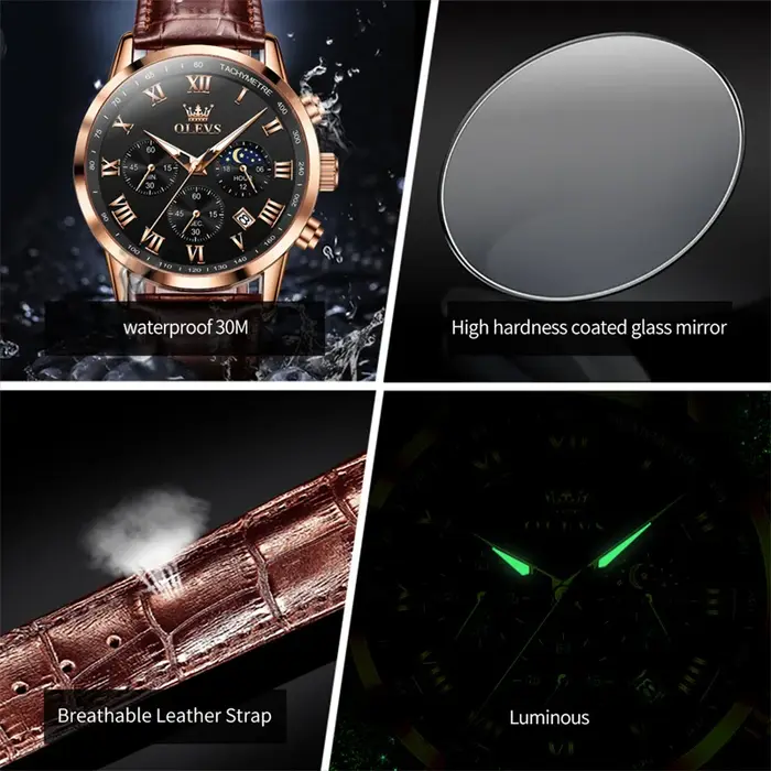 Montre à quartz pour homme OLEVS
