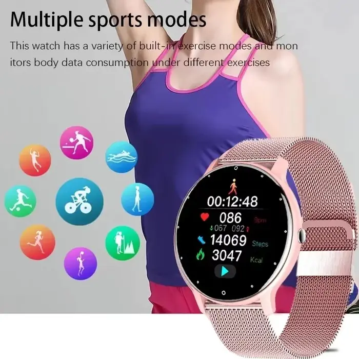 Original usine ZL02 pour Xiaomi SmartWatch femmes hommes plein écran tactile Bluetooth 5.2 appel étanche GPS sport Fitness Tracker