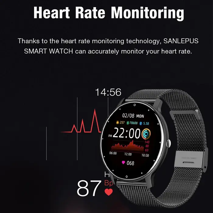 Montre de sport connectée pour les femmes