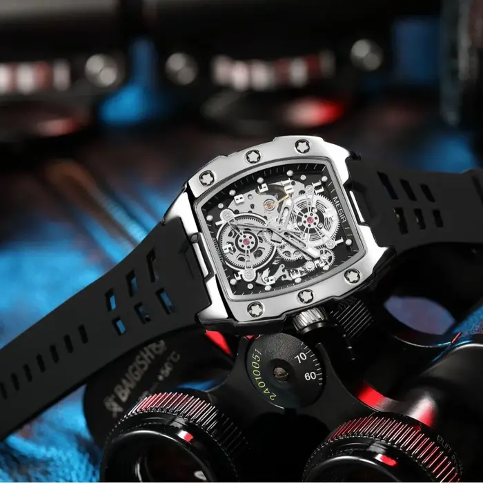 Montres pour homme, montres de luxe pour homme en forme de baril