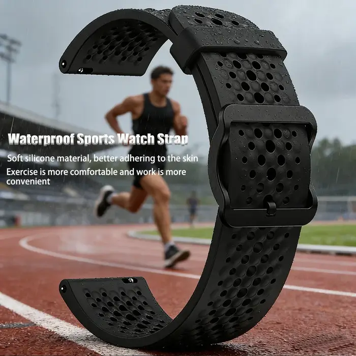 Bracelet de sport respirant 20mm 22mm pour montre Amazfit Active Max