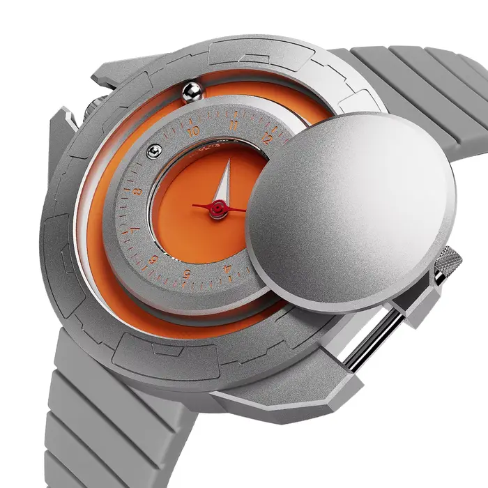 Montres pour hommes DANIEL GORMAN, montre à quartz en acier inoxydable, pointeur créatif à défilement, force magnétique, montre-bracelet + boîte 