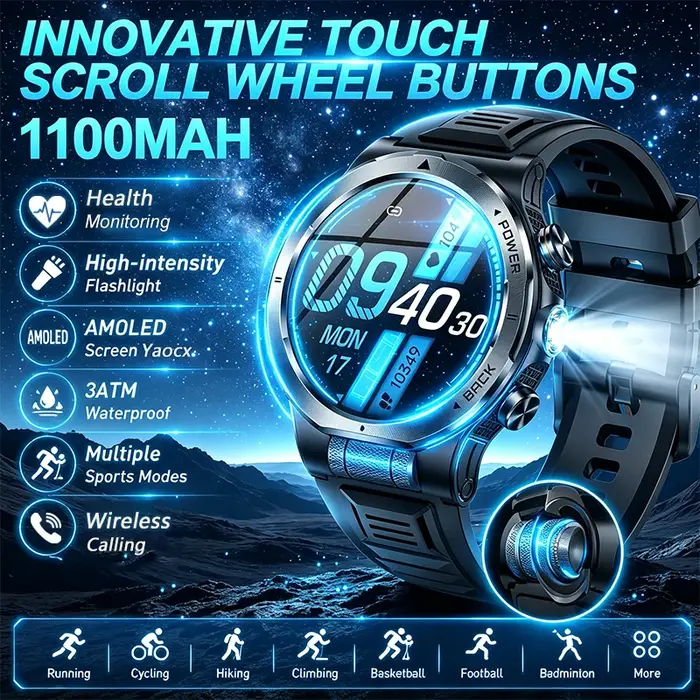 Montre connectée AMOLED KT91