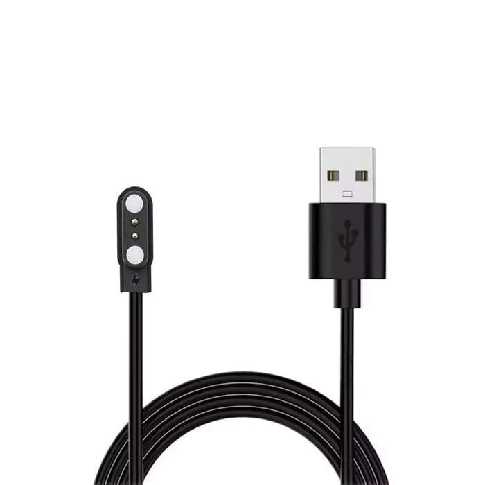 Chargeur de montre connectée à 2 broches pour VeryFitPro ID205L/ID205S/ID205G/ID205U/ID206/GT01