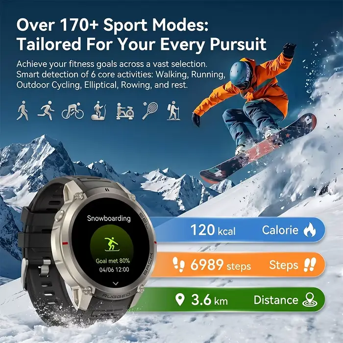 Nouvelle montre connectée GPS 2026 avec écran 1