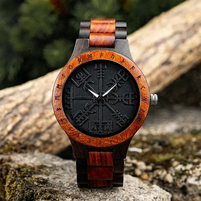 BOBO BIRD – montre-bracelet en bois pour hommes