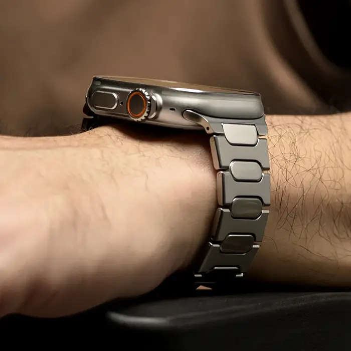 Bracelet de montre en titane pour Apple Watch Ultra 3/2/1 (49 mm)