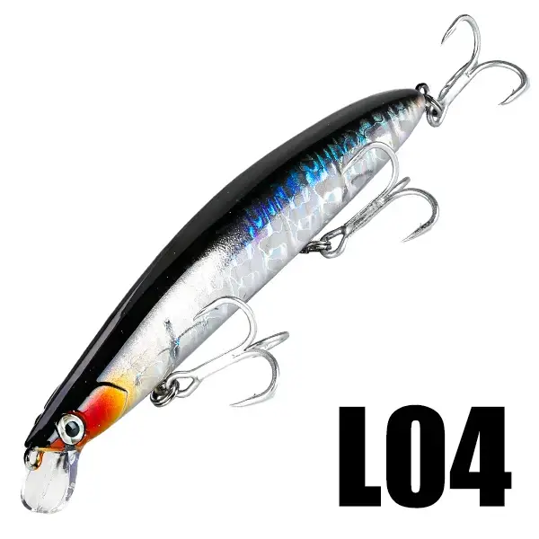SK008 leurre de pêche méné 20g 125mm coulant 0.3-0.9M appât dur longue coulée