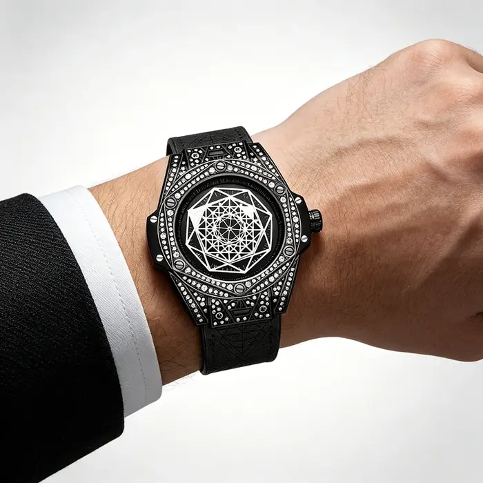 Montre Homme Géométrique de Luxe