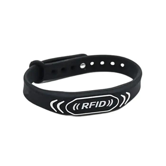 1 pièce Bracelet RFID en silicone réinscriptible
