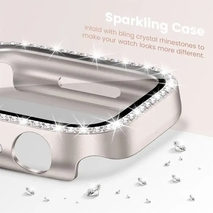 2in1 boucle milanaise + étui pour montre Redmi 6 5 4 3Active 3Lite diamant couverture + bracelet