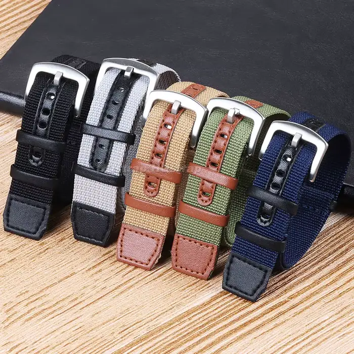 Bracelet de montre en toile de nylon