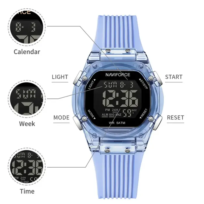 Montre sport multifonction pour femme NAVIFORCE