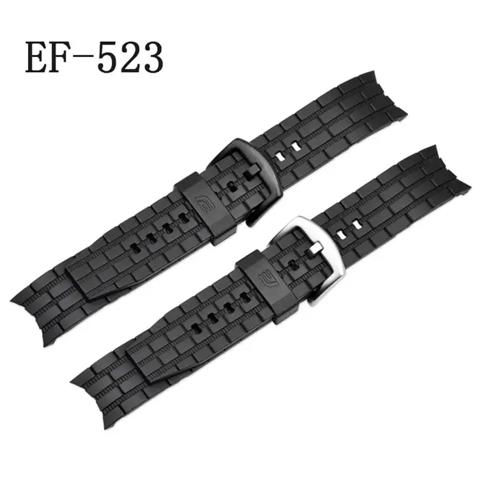 Pour Casio Edifice série Bracelet EF-550/EF523 bracelets de montre en caoutchouc