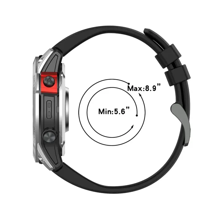 Bracelet en Silicone pour Garmin fenix 7X 7 7S 6 6X Pro