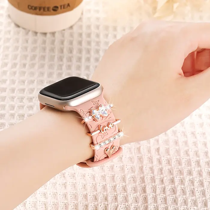 Breloques pour bracelet de montre Apple série 9 8 7 6 5 4 SE 38 42 49 41 45 44 mm