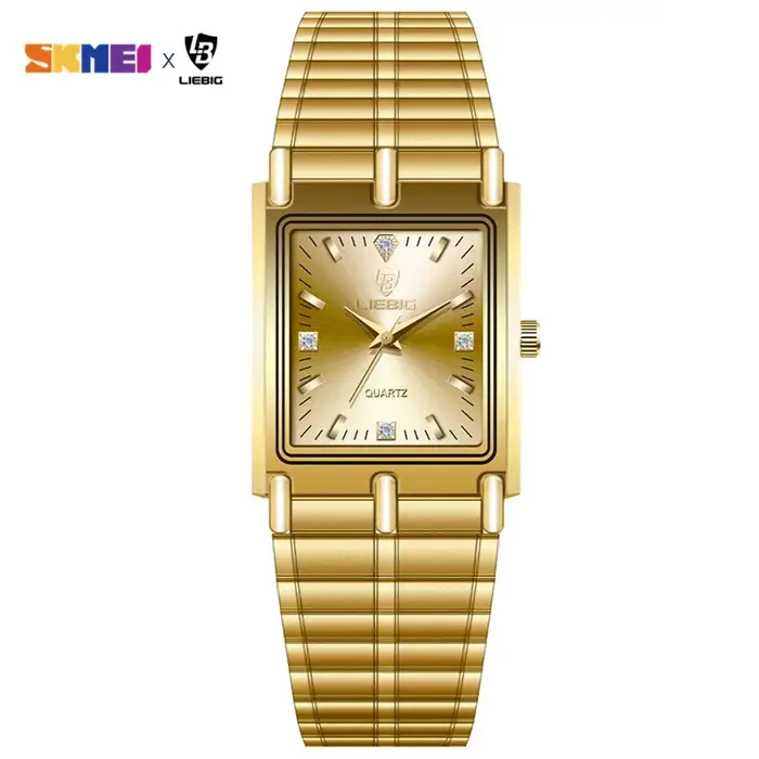 Montres de luxe pour hommes et femmes, Bracelet en acier doré, à Quartz, L1018, 2022