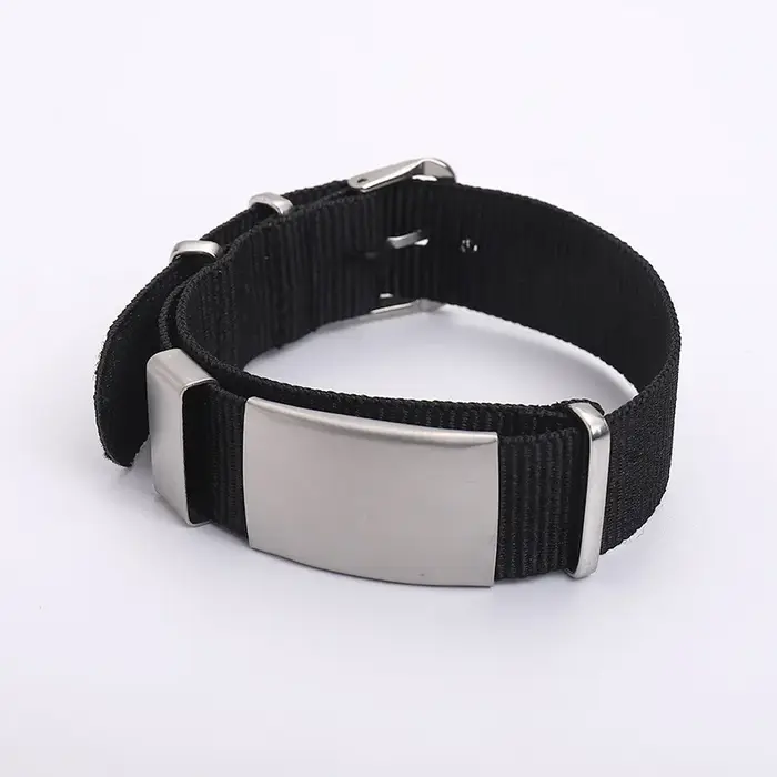 SACID-Bracelet de Montre Médical en Nylon Tressé Respirant, Confortable, Résistant à la Transpiratio