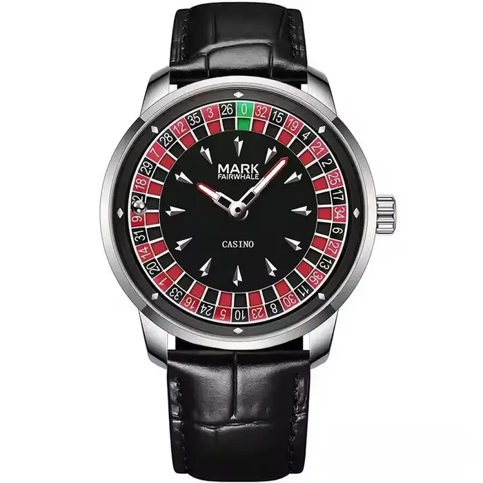Mark Fairwhale 5031 mode montres à Quartz pour homme cadran rotatif créatif lumineux étanche bracele