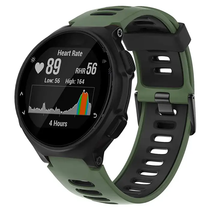Bracelet de rechange en Silicone pour montre intelligente Garmin Forerunner 735XT, pour Forerunner 230/220/235/620/630