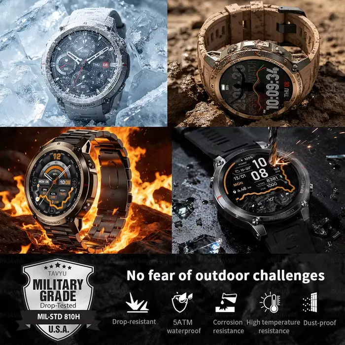 Nouvelle montre connectée GPS intégrée d'extérieur