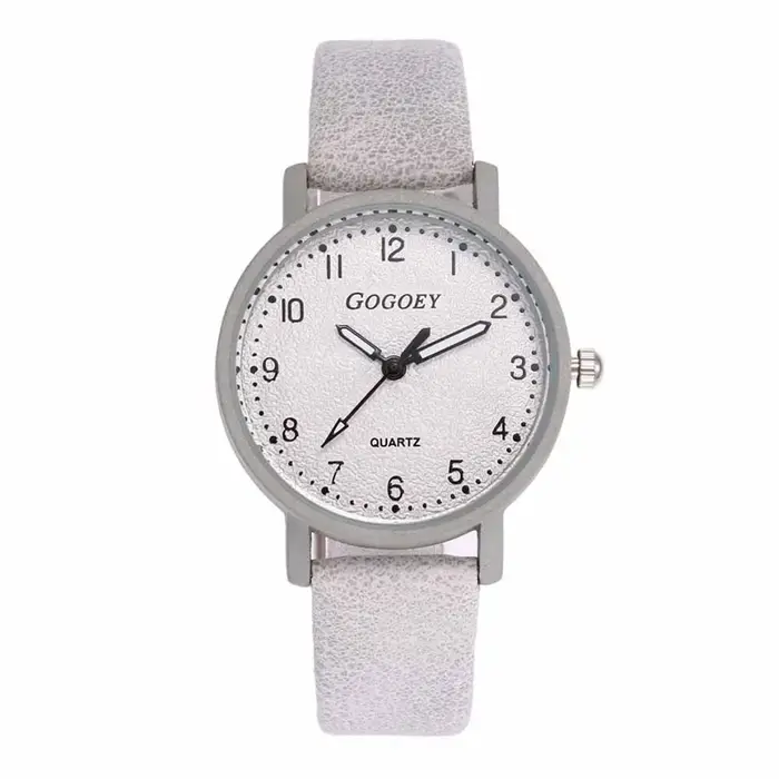 Vintage femmes montres bracelet en cuir décontracté Quartz montre-bracelet femmes mode Simple dames