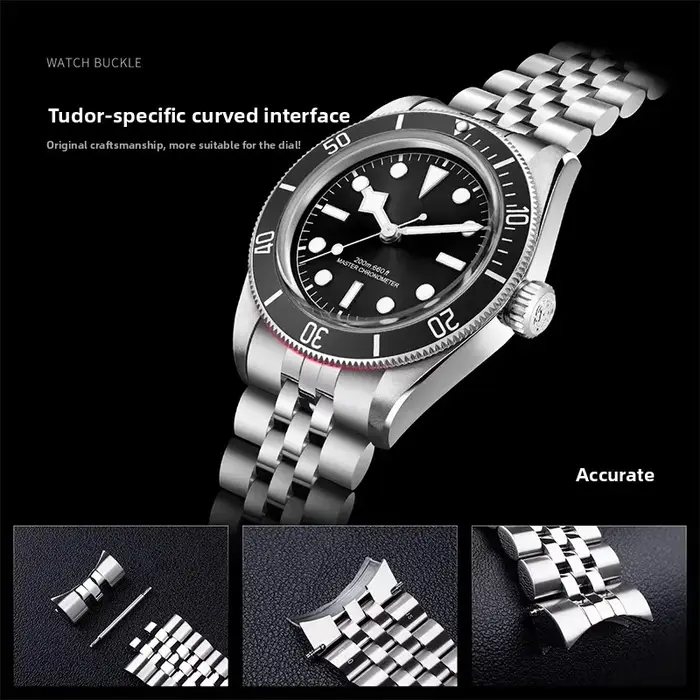 Bracelet de montre Jubilee en acier inoxydable