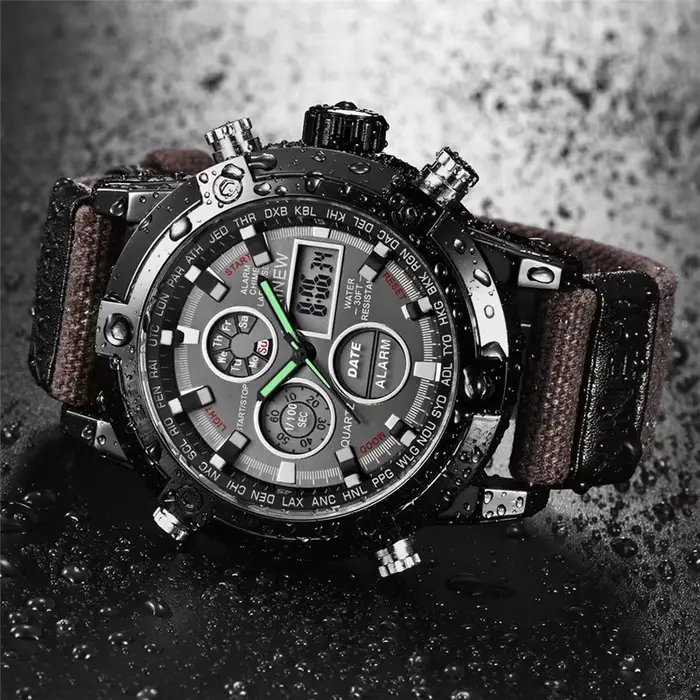 Montre d'affaires chronographe pour homme