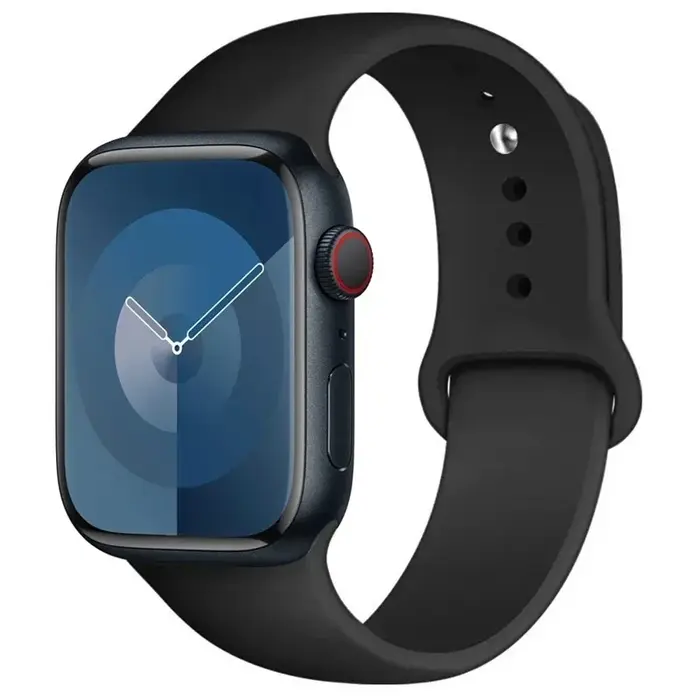 Bracelet en Silicone pour bracelet de montre Apple 46mm 44mm 45mm 40mm 41mm 42-38mm 49mm bracelet de