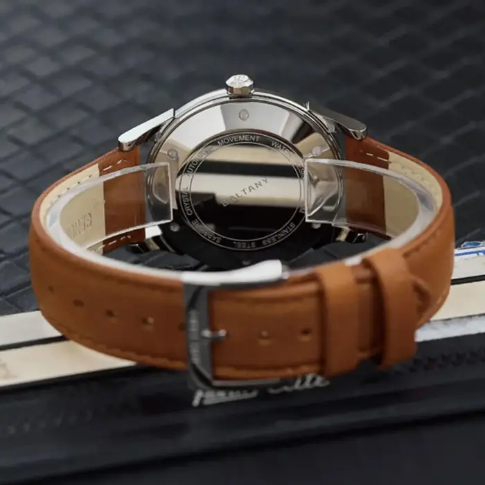 Baltany hommes montre automatique 38.5mm remontage manuel mécanique montre-bracelet saphir étanche petit deuxième cadran ST1701 ST1700 Mov