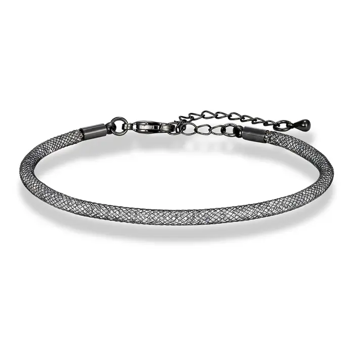 Bracelet ajustable en maille de cristal tendance pour hommes et femmes
