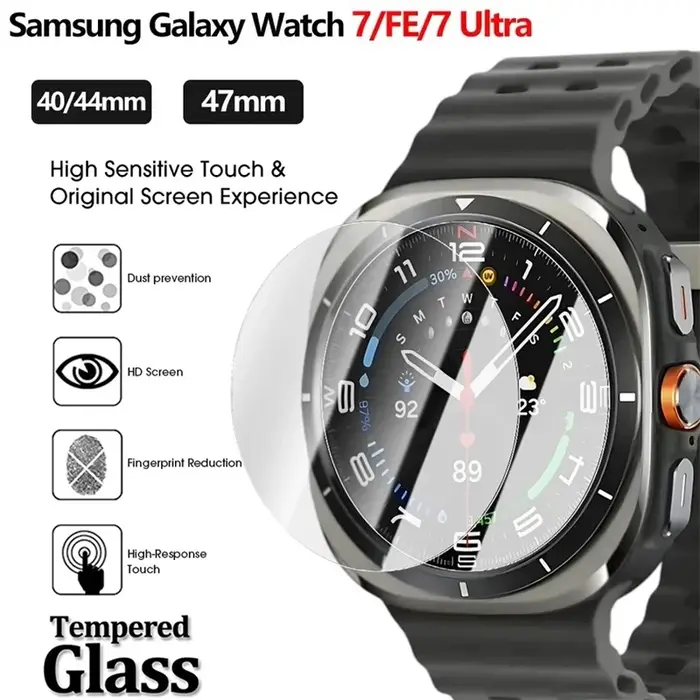 Film de protection en verre pour Samsung Galaxy Watch 7 Ultra 6 5 4
