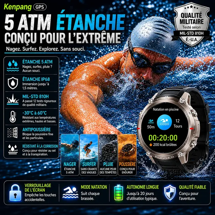 Montres intelligentes pour homme