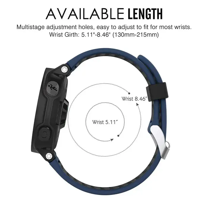 Bracelet de montre en Silicone pour Garmin Forerunner 235, bracelet de remplacement pour Garmin Forerunner 220/230/620/630/735