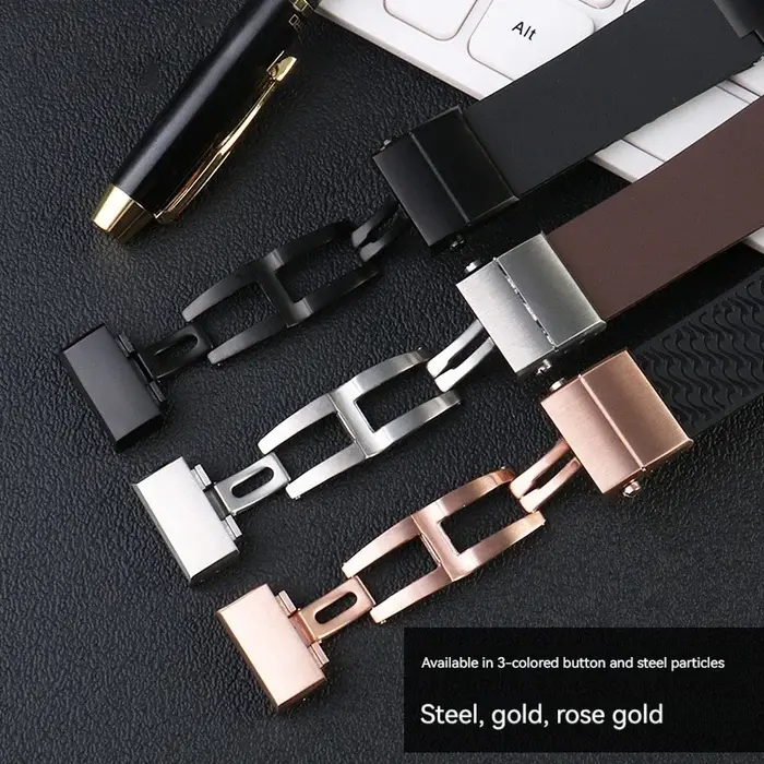 Bracelet de montre en caoutchouc de silicone pour Ulysse Nardin