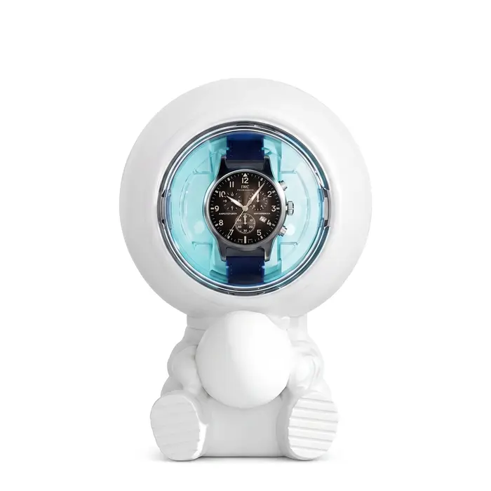 Remontoir de montre Spaceman avec lumière ambiante LED RGB, anti-magnétique, agitateur automatique de montre