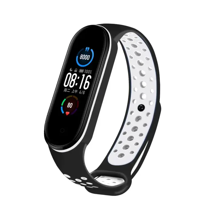 Bracelet respirant pour Xiaomi Mi Band 3 4 5 6 7 montre intelligente poignet M3 M4 Bracelet pour Xia