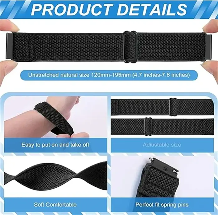 Sangle à boucle tressée pour Polar Vantage V3