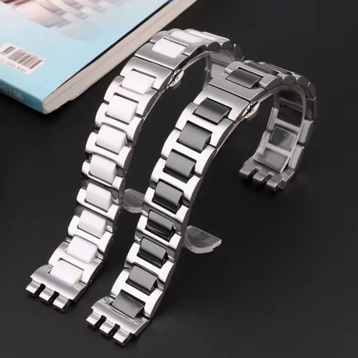 Chaîne de montre de haute qualité pour Swatch Irony Collection classique YVS441G YAS112G
