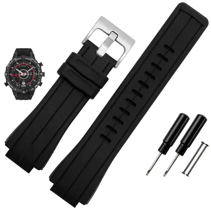 Bracelet de montre en caoutchouc de haute qualité