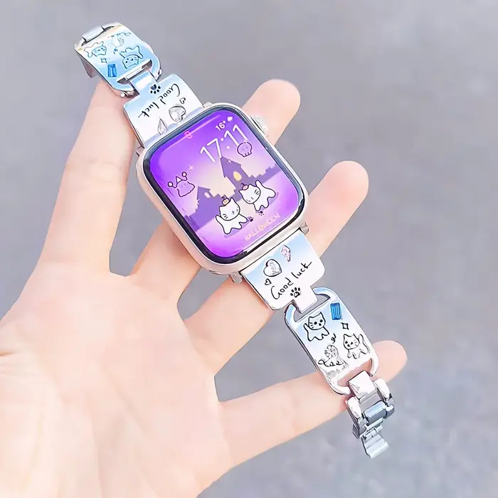 Bracelet de bijoux habnommée pour Apple Watch